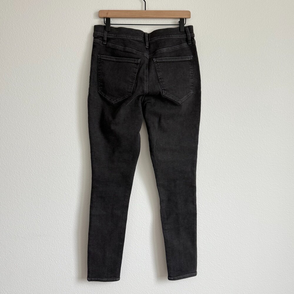 Express Skinny Jeans 10L Black Conscious Edit High Rise Moto Paneled Denim - Picture 6 of 8